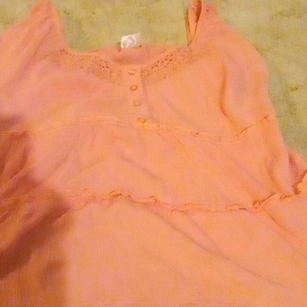 Peach blouse